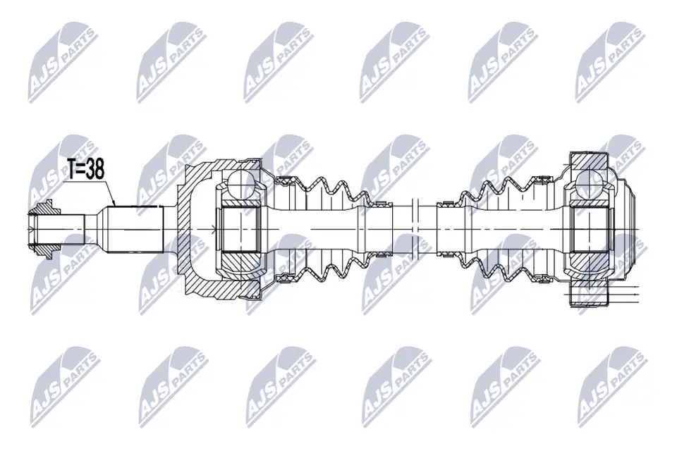 Drive Shaft (NPW-VW-176)