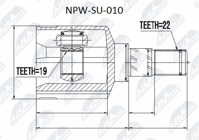 Joint Kit, drive shaft (NPW-SU-010)