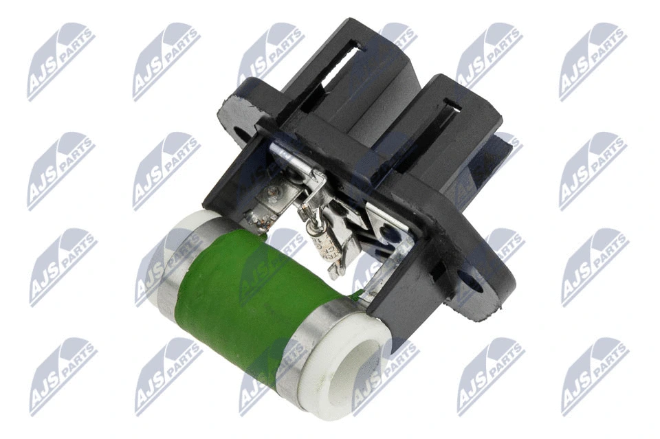 Series resistor, electric motor (radiator fan)