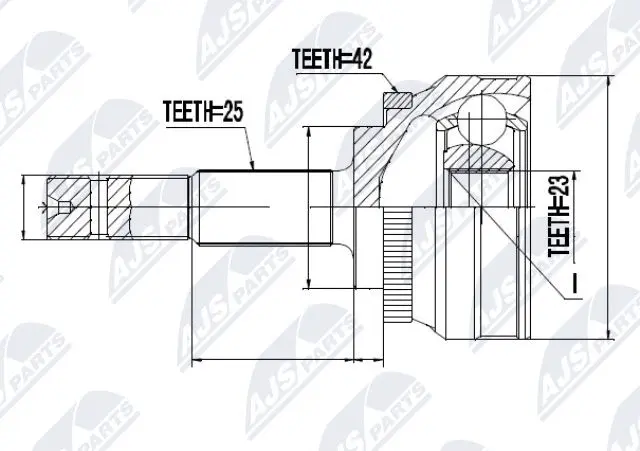 Joint Kit, drive shaft (NPZ-NS-023)