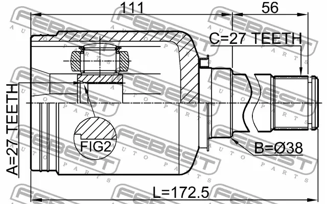 Joint Kit, drive shaft (NPW-ME-043)
