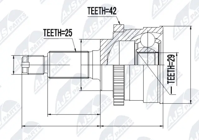 Joint Kit, drive shaft (NPZ-SU-022)