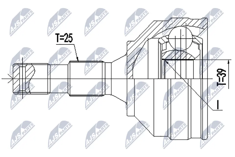 Joint Kit, drive shaft (NPZ-PE-029)