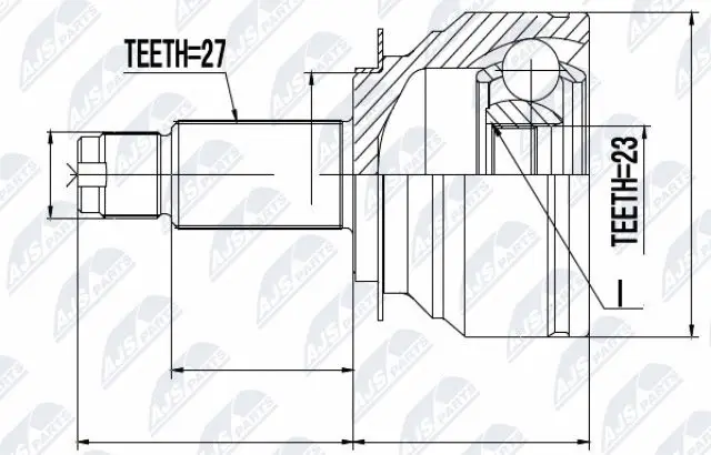 Joint Kit, drive shaft (NPZ-SB-020)