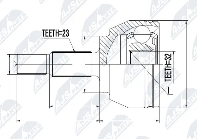 Joint Kit, drive shaft (NPZ-RE-030)