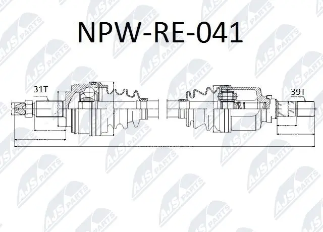Drive Shaft (NPW-RE-041)