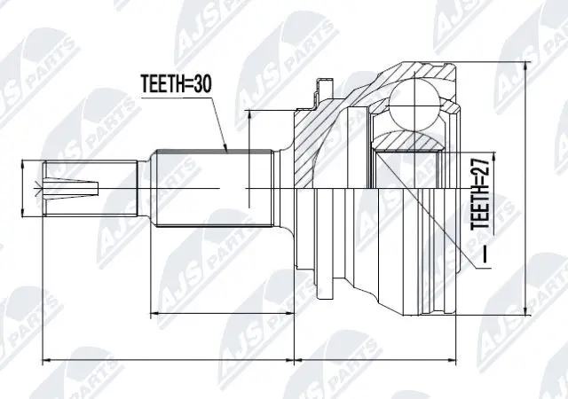 Joint Kit, drive shaft (NPZ-TY-063)