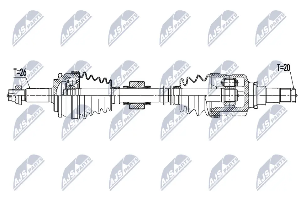 Drive Shaft (NPW-TY-151)