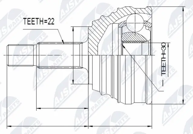 Joint Kit, drive shaft (NPZ-VW-034)