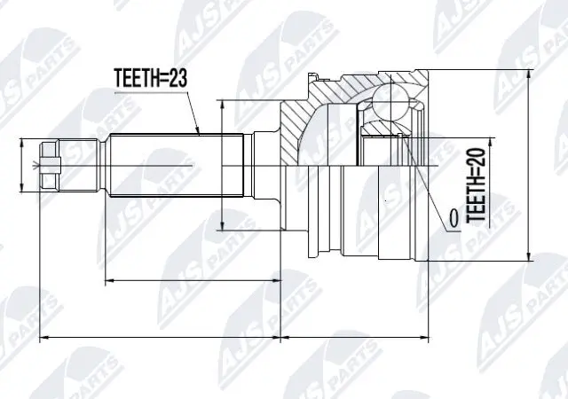 Joint Kit, drive shaft (NPZ-SU-012)
