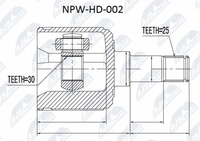 Joint Kit, drive shaft (NPW-HD-002)