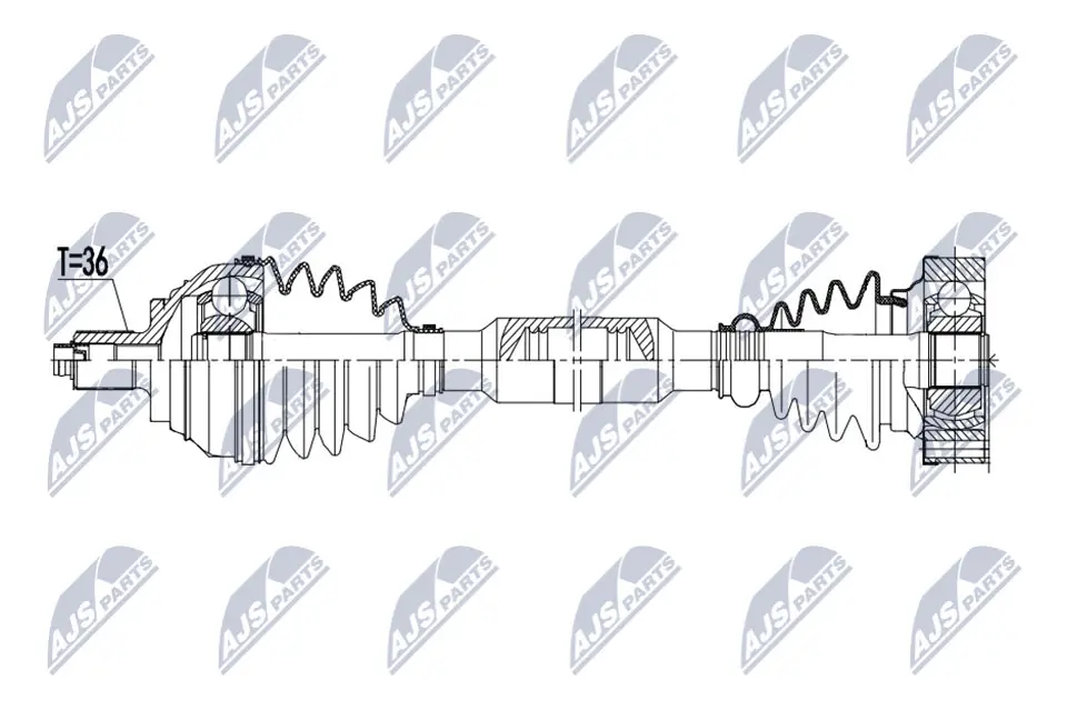 Drive Shaft (NPW-VW-173)