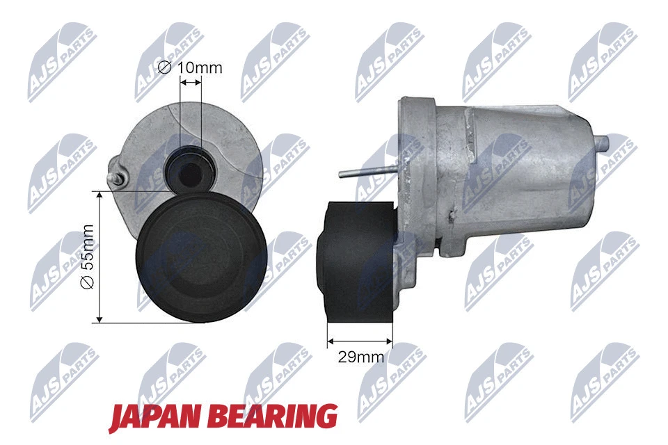 Tensioner Pulley, V-ribbed belt (RNK-BM-018)