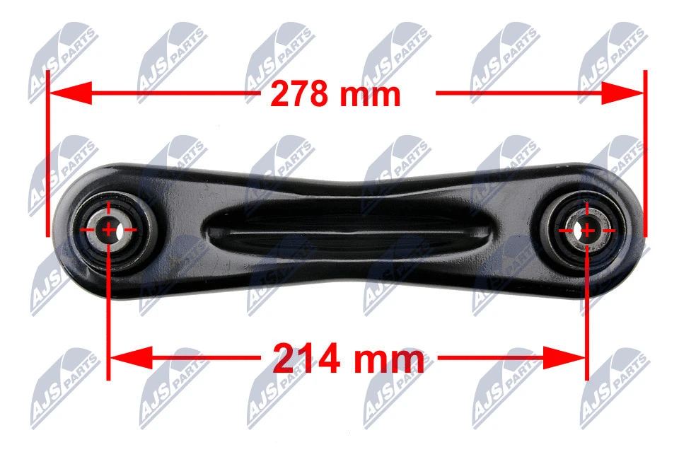 Control/Trailing Arm, wheel suspension (ZWT-FR-010)