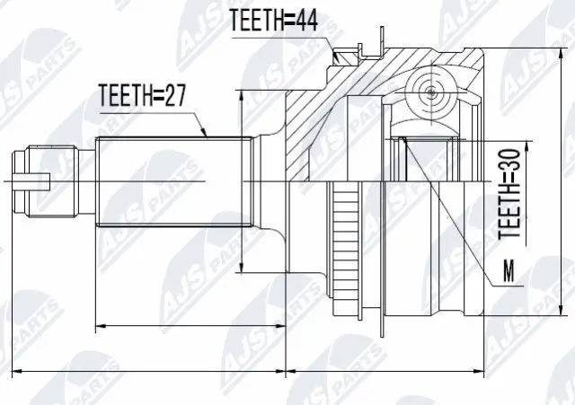 Joint Kit, drive shaft (NPZ-SB-013)