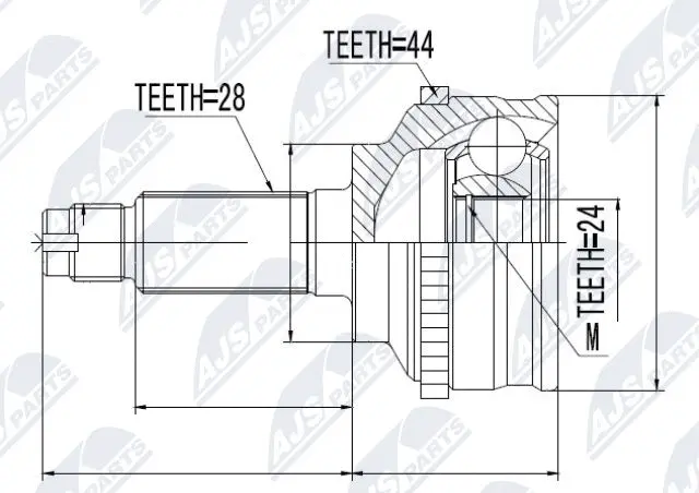 Joint Kit, drive shaft (NPZ-MZ-028)