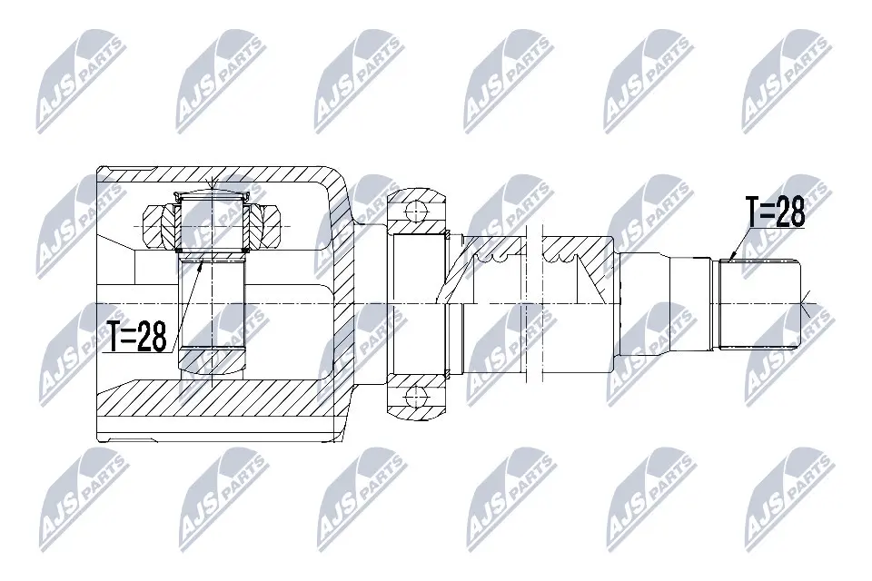 Joint Kit, drive shaft (NPW-FR-069)