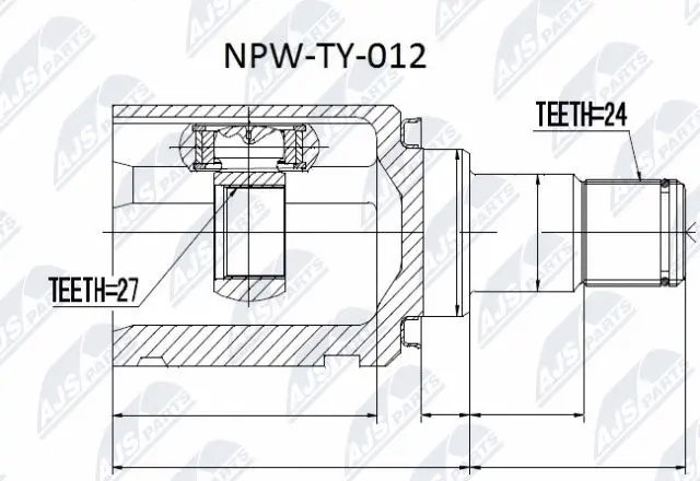 Joint Kit, drive shaft (NPW-TY-012)