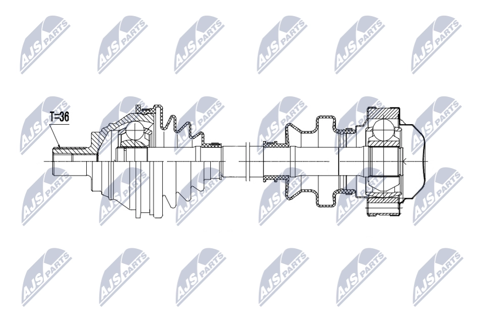 Drive Shaft (NPW-VW-194)