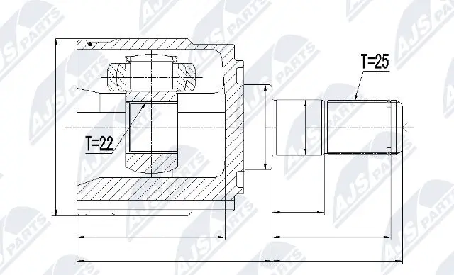Joint Kit, drive shaft (NPW-KA-314)