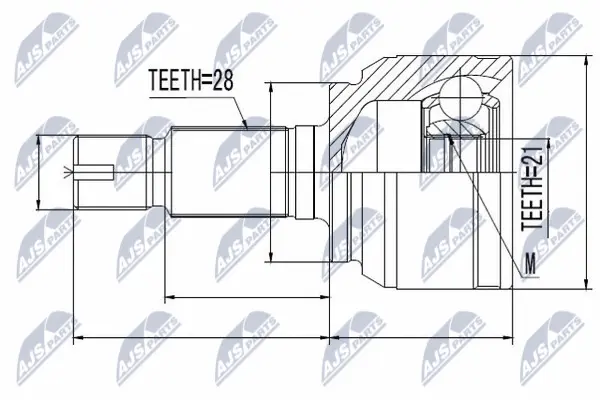 Joint Kit, drive shaft (NPZ-LR-018)