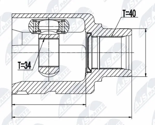 Joint Kit, drive shaft (NPW-VW-027)