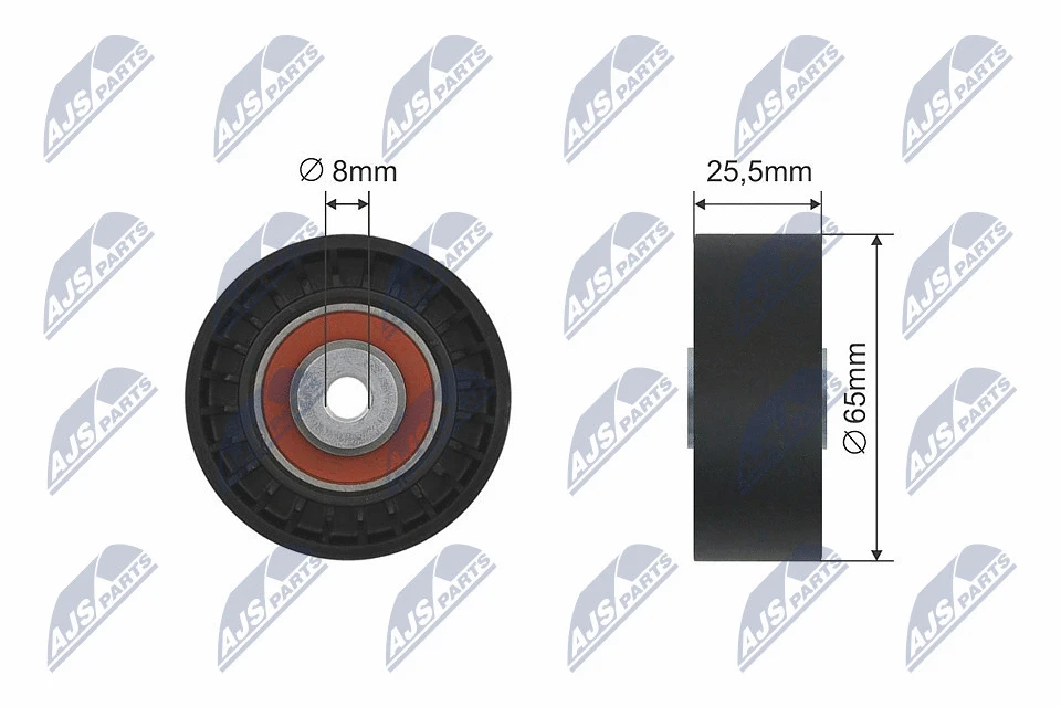 Deflection/Guide Pulley, V-ribbed belt (RNK-VW-006)