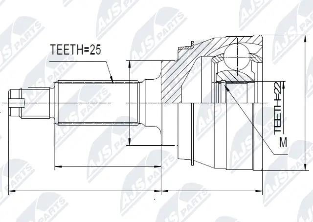 Joint Kit, drive shaft (NPZ-SU-007)
