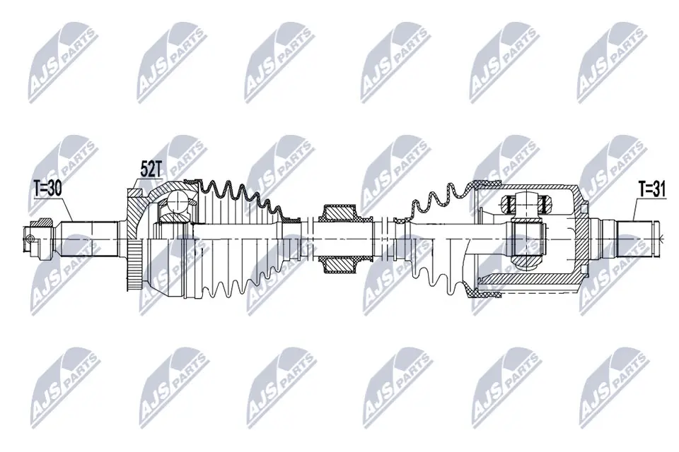 Drive Shaft (NPW-HY-581)
