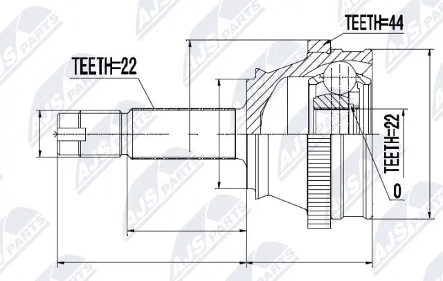 Joint Kit, drive shaft (NPZ-FT-022)
