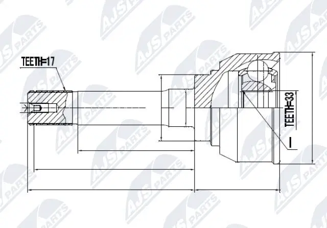 Joint Kit, drive shaft (NPZ-IS-007)