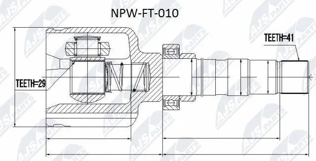 Joint Kit, drive shaft (NPW-FT-010)