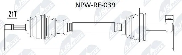 Drive Shaft (NPW-RE-039)