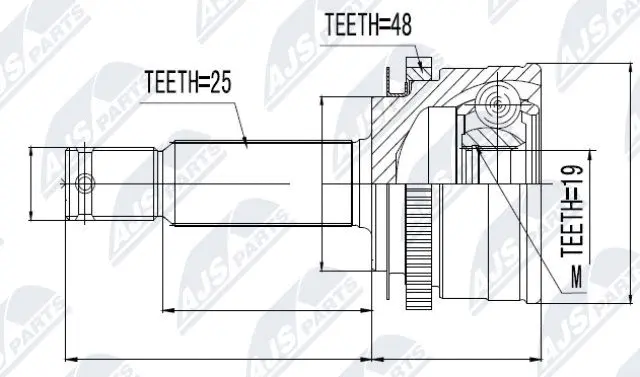 Joint Kit, drive shaft (NPZ-HY-502)