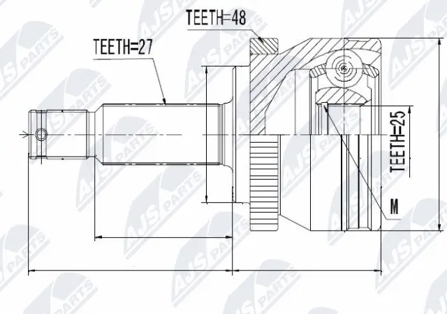 Joint Kit, drive shaft (NPZ-HY-508)