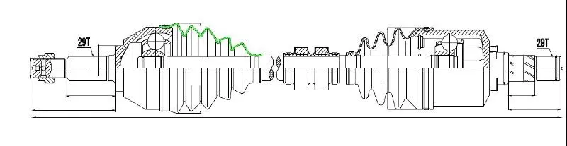 Drive Shaft (NPW-NS-040)