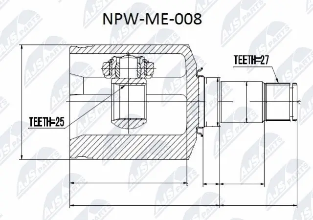 Joint Kit, drive shaft (NPW-ME-008)