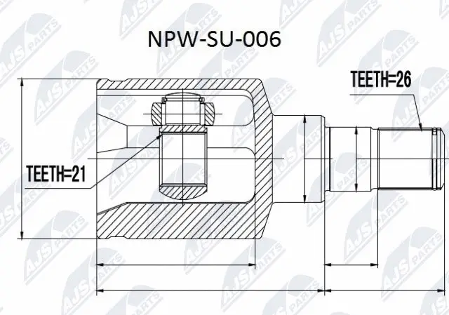 Joint Kit, drive shaft (NPW-SU-006)