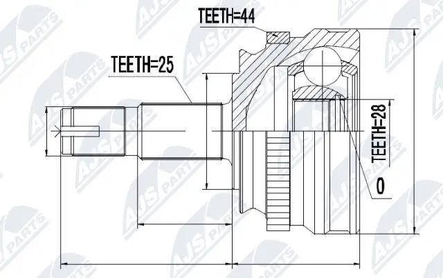 Joint Kit, drive shaft (NPZ-FT-006)