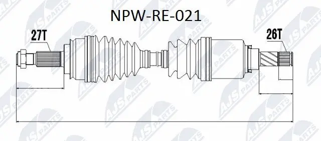 Drive Shaft (NPW-RE-021)