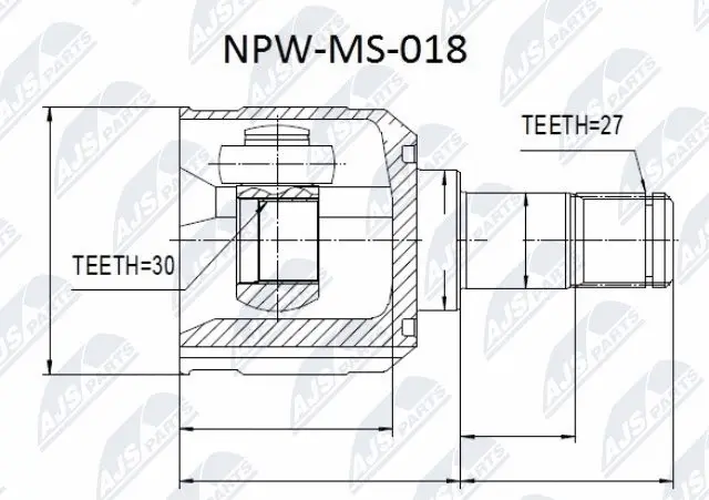 Joint Kit, drive shaft (NPW-MS-018)