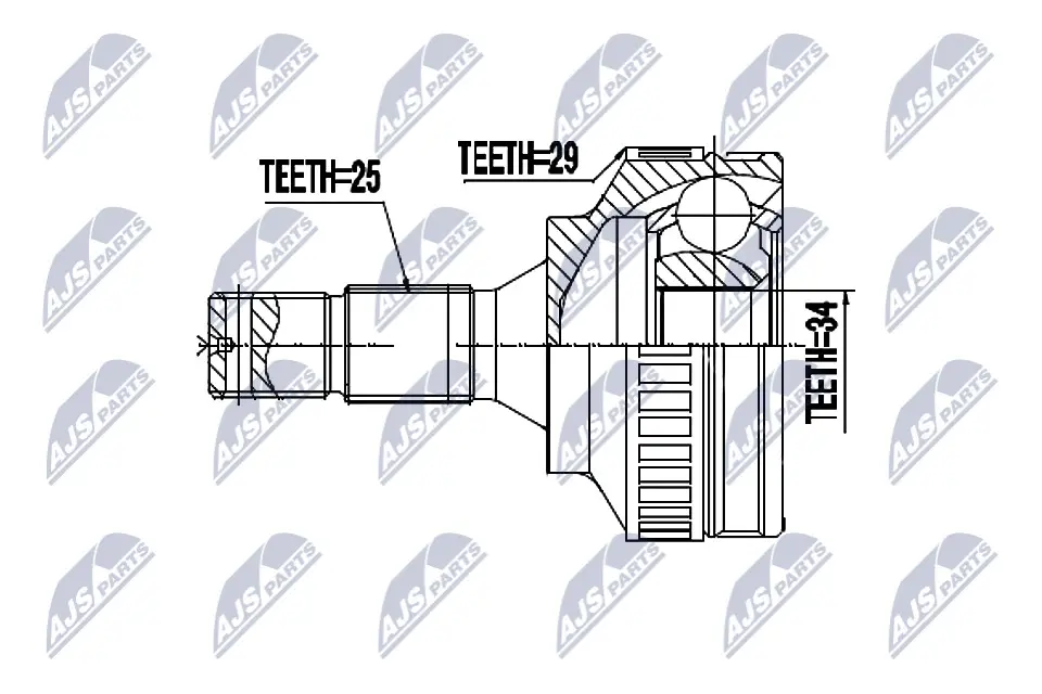 Joint Kit, drive shaft (NPZ-CT-009)