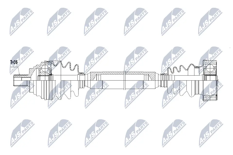 Drive Shaft (NPW-VW-058)