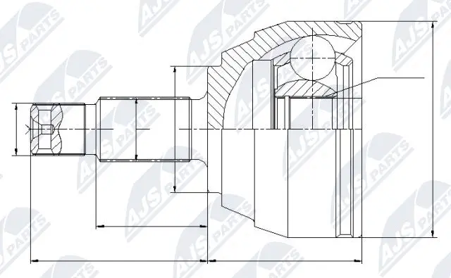 Joint Kit, drive shaft (NPZ-FT-020)
