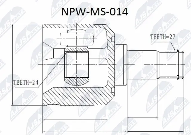 Joint Kit, drive shaft (NPW-MS-014)