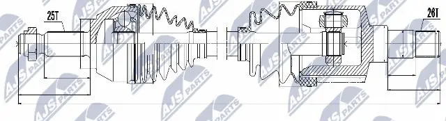 Drive Shaft (NPW-FR-053)