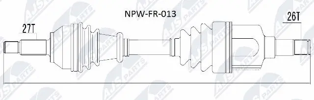 Drive Shaft (NPW-FR-013)