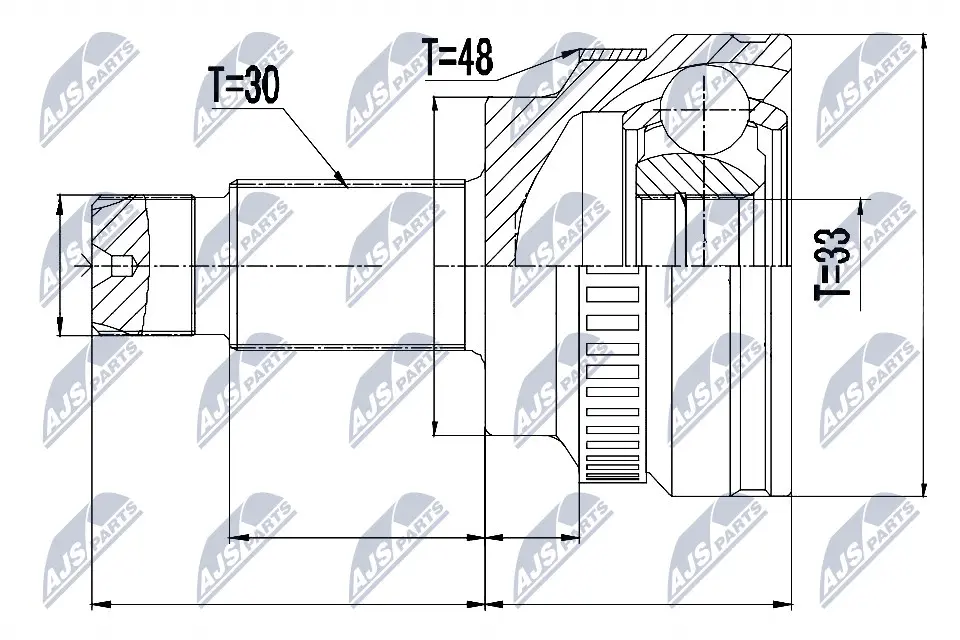 Joint Kit, drive shaft (NPZ-BM-010)