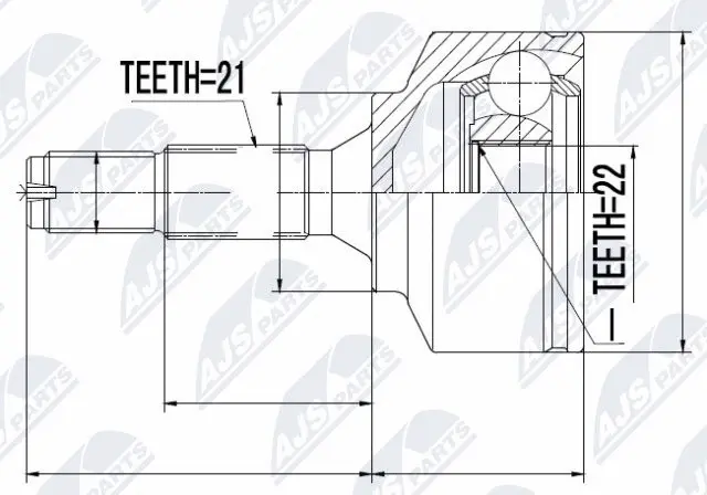 Joint Kit, drive shaft (NPZ-CT-011)