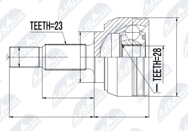 Joint Kit, drive shaft (NPZ-RE-028)